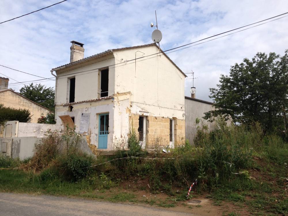 Chantier en cours de démolition